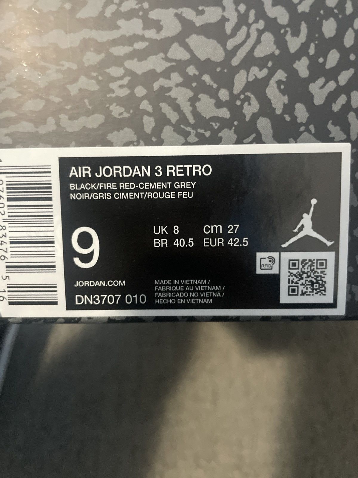 Jordan Brand Black Cements Size US 9 / EU 42 - 7 Thumbnail