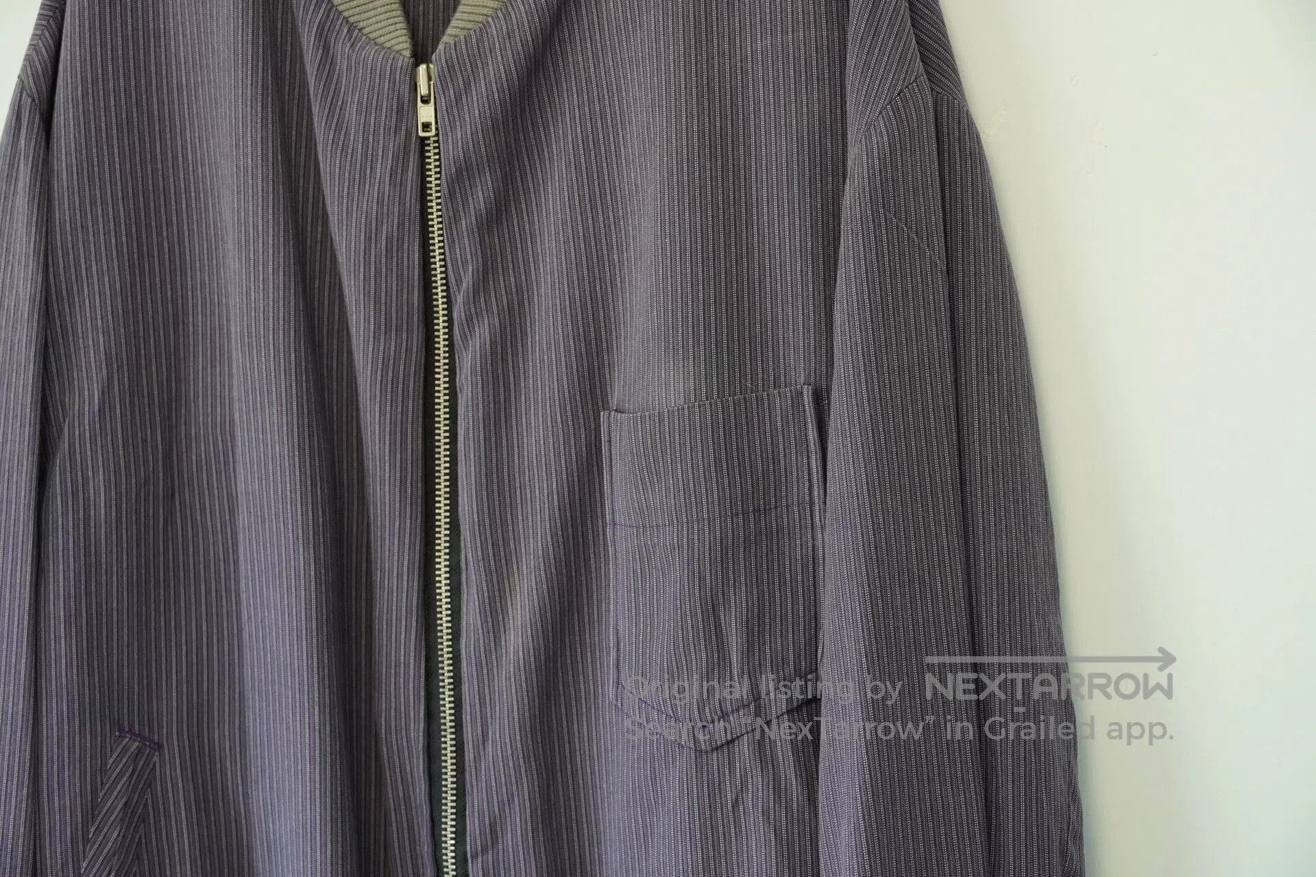 Yohji Yamamoto Yohji Yamamoto Striped Zip Jacket. Size US M / EU 48-50 / 2 - 3 Thumbnail