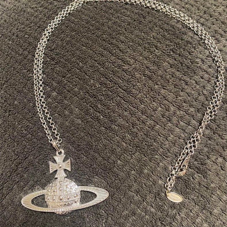 Vivienne Westwood Vivienne Westwood Vintage star relief necklace silver Size ONE SIZE - 1 Thumbnail