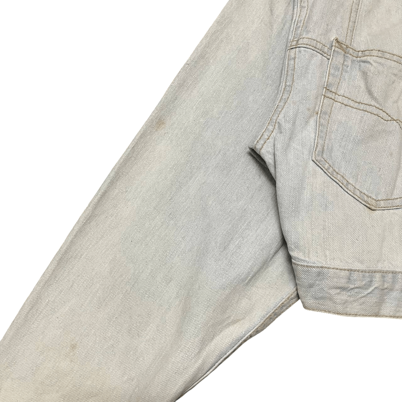 Vintage Something Ones Cropped Denim Jacket