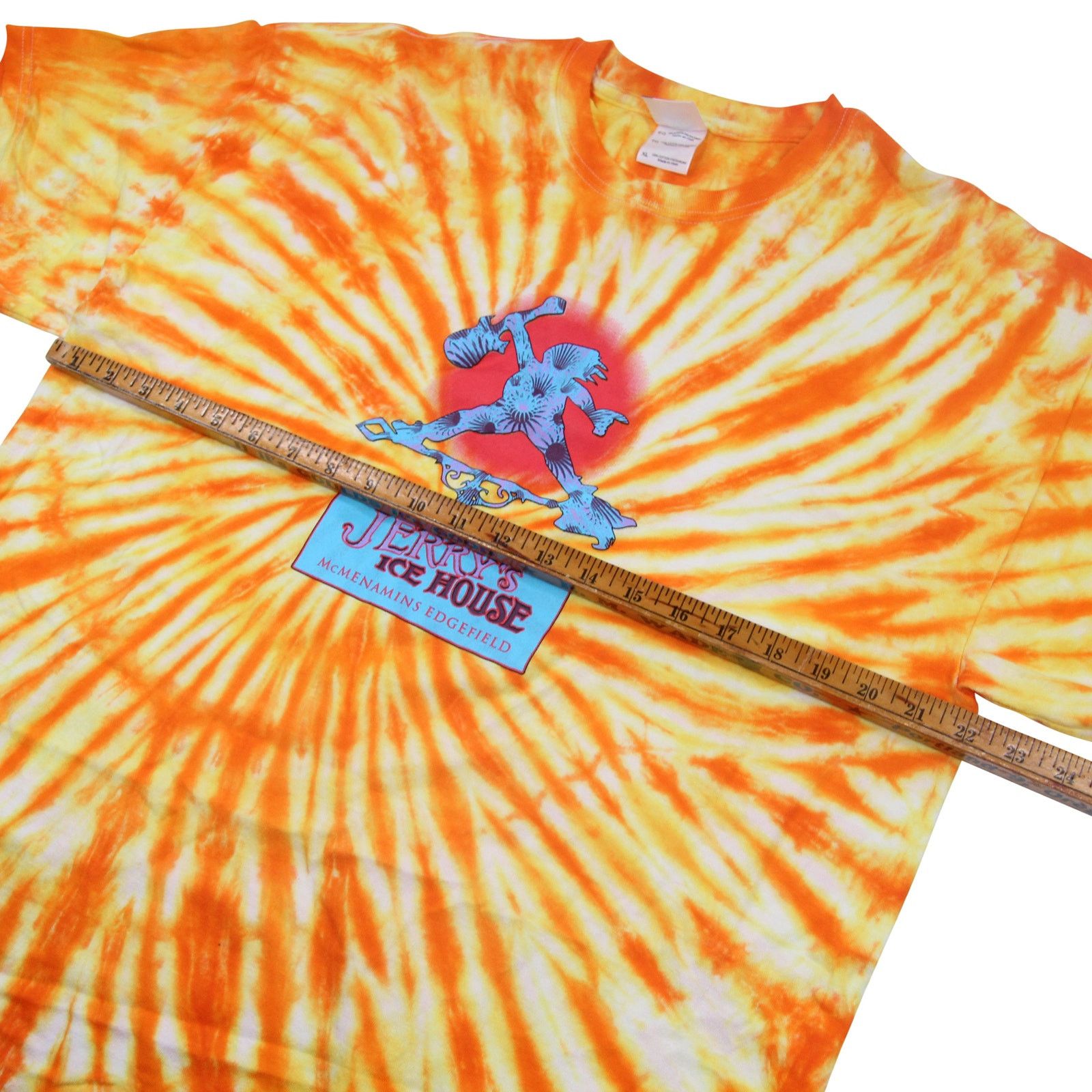 Vintage Mcmenamins "Jerry's Ice House" Tie Dye Graphic T Shirt - XL Size US XL / EU 56 / 4 - 6 Thumbnail