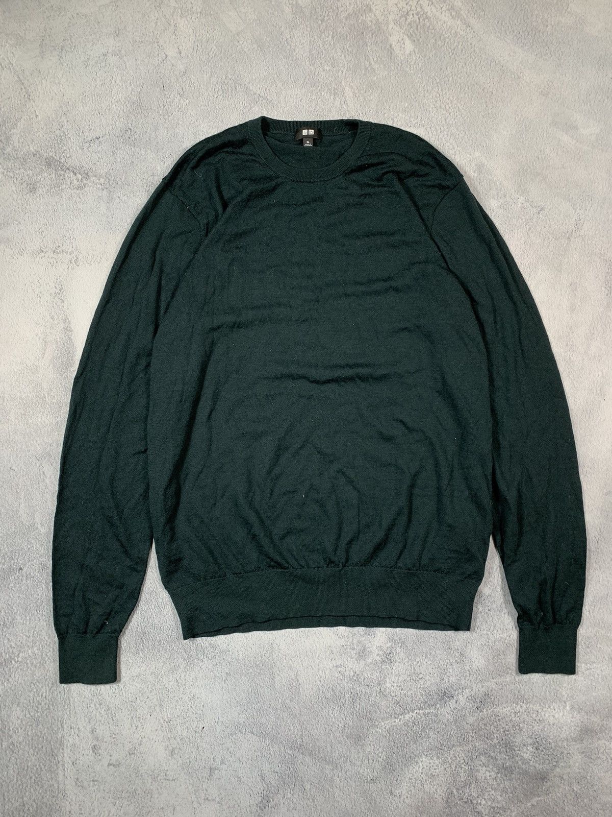 Other Vintage 90s style Uniqlo blank sweater old money sweater Size US XL / EU 56 / 4 - 1 Thumbnail