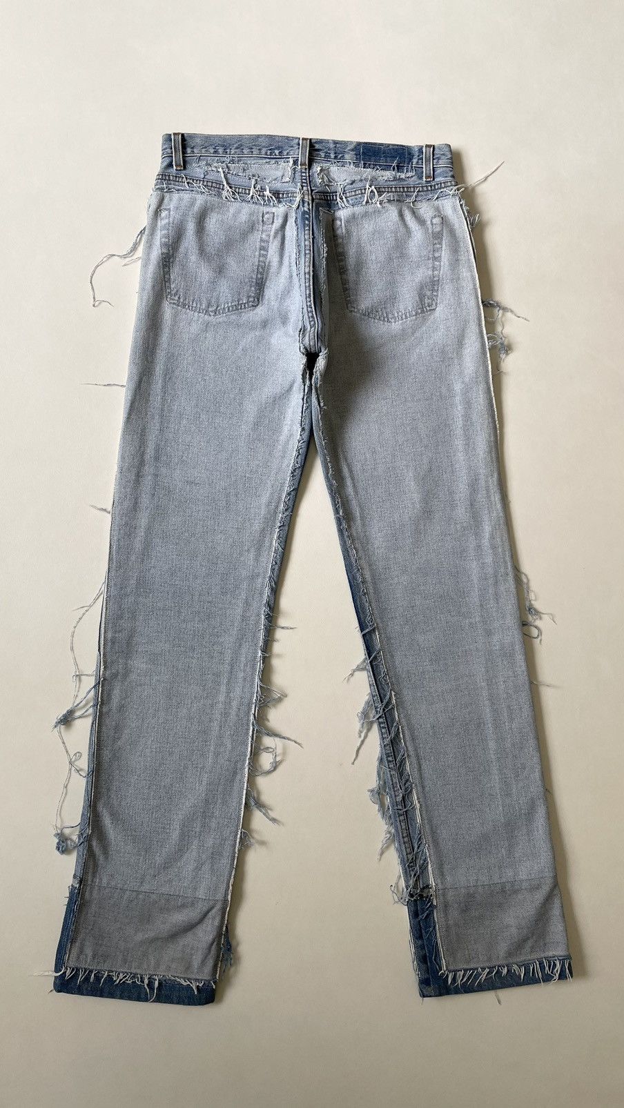 Maison Margiela A/W 03 Artisanal ‘Inside Out’ Jeans Size US 32 / EU 48 - 16 Thumbnail