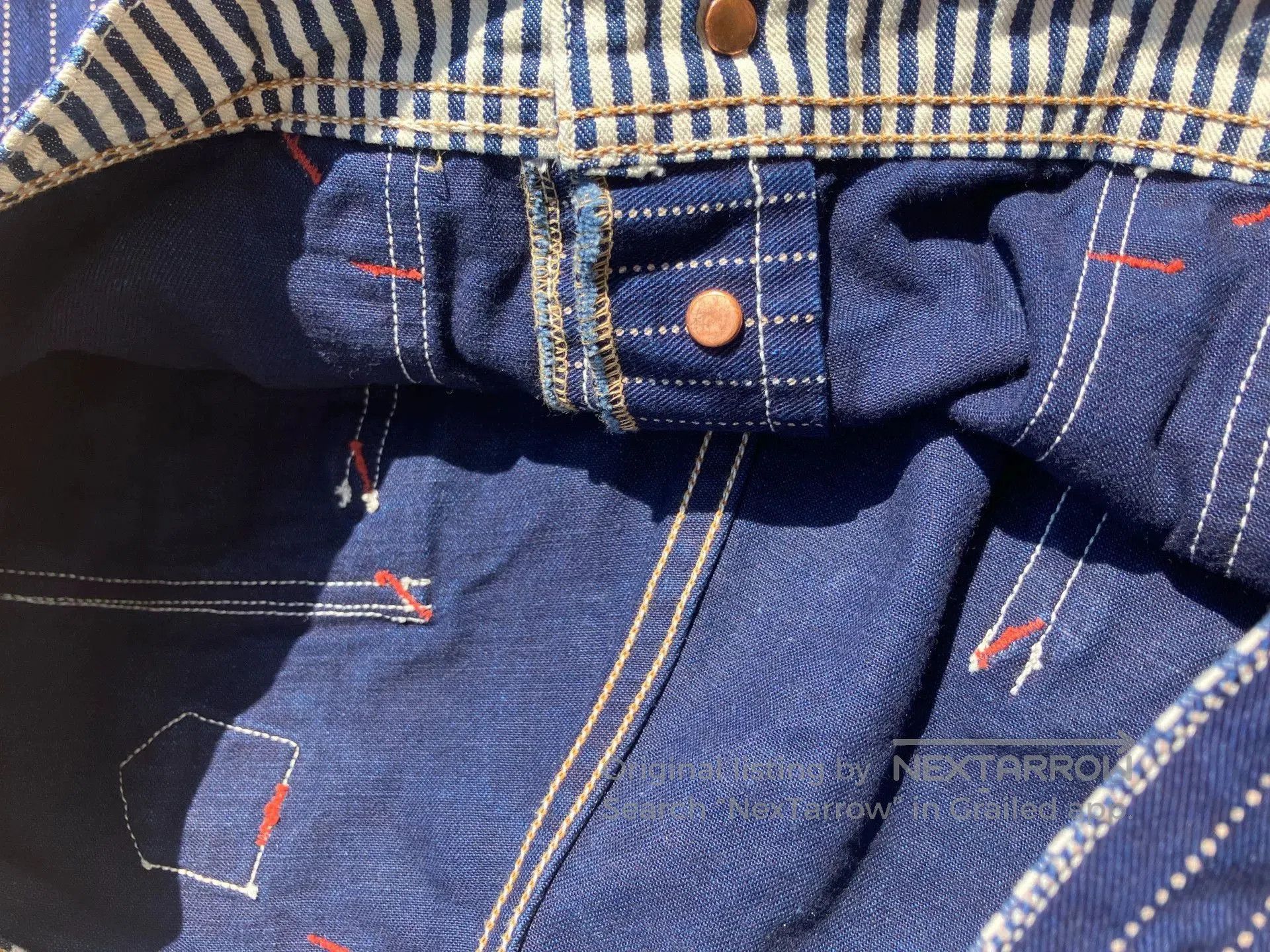 Freewheelers Vintage High-Waisted Work Pants. Size US 34 / EU 50 - 4 Thumbnail