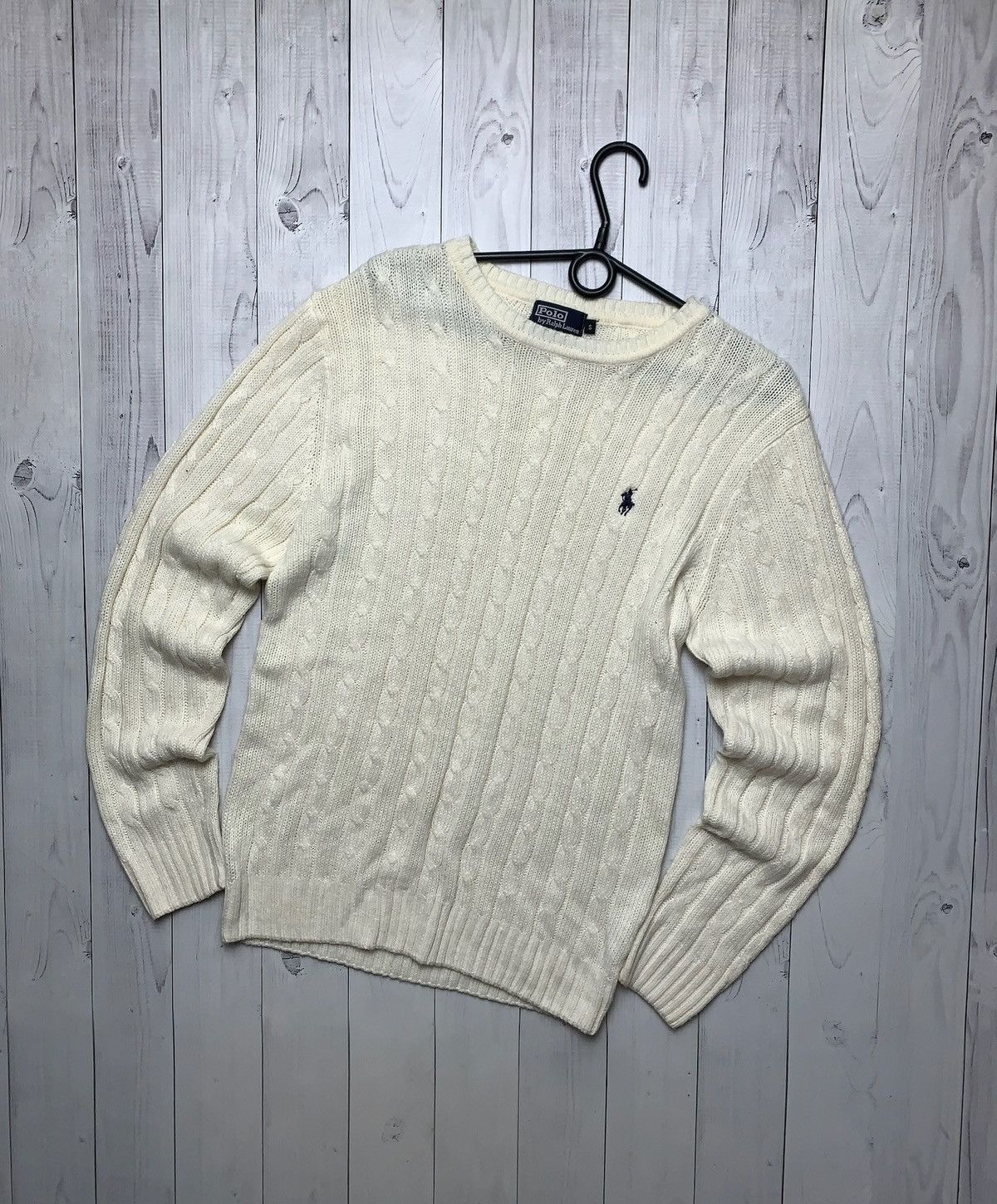 Polo Ralph Lauren × Vintage Vintage polo Ralph Lauren sweater knitted size S logo Size US S / EU 44-46 / 1 - 1 Thumbnail