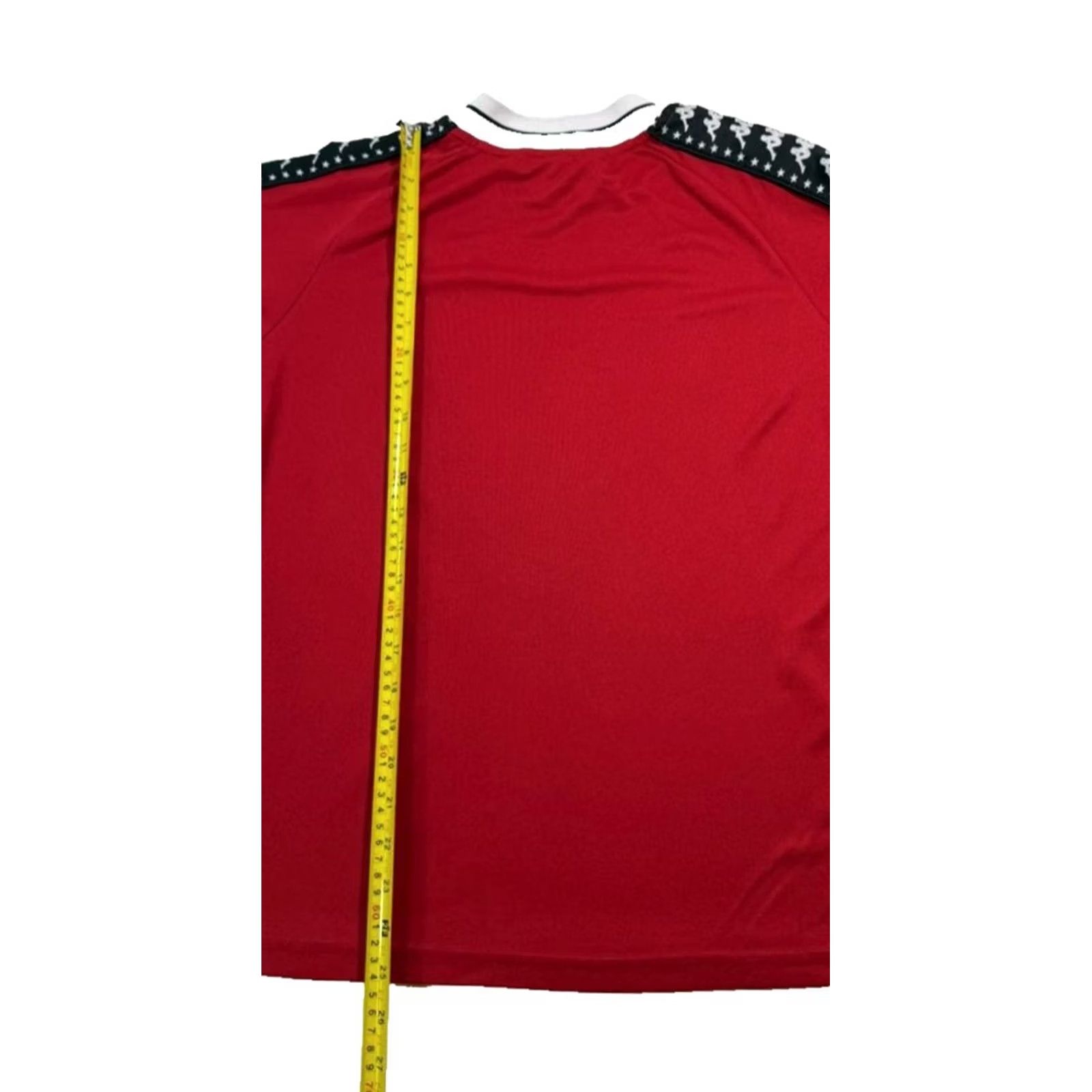 Kappa Kappa Men Red Banda Long Sleeve Shirt White Logo Taped Sleeves Stars Size M Size US M / EU 48-50 / 2 - 6 Thumbnail