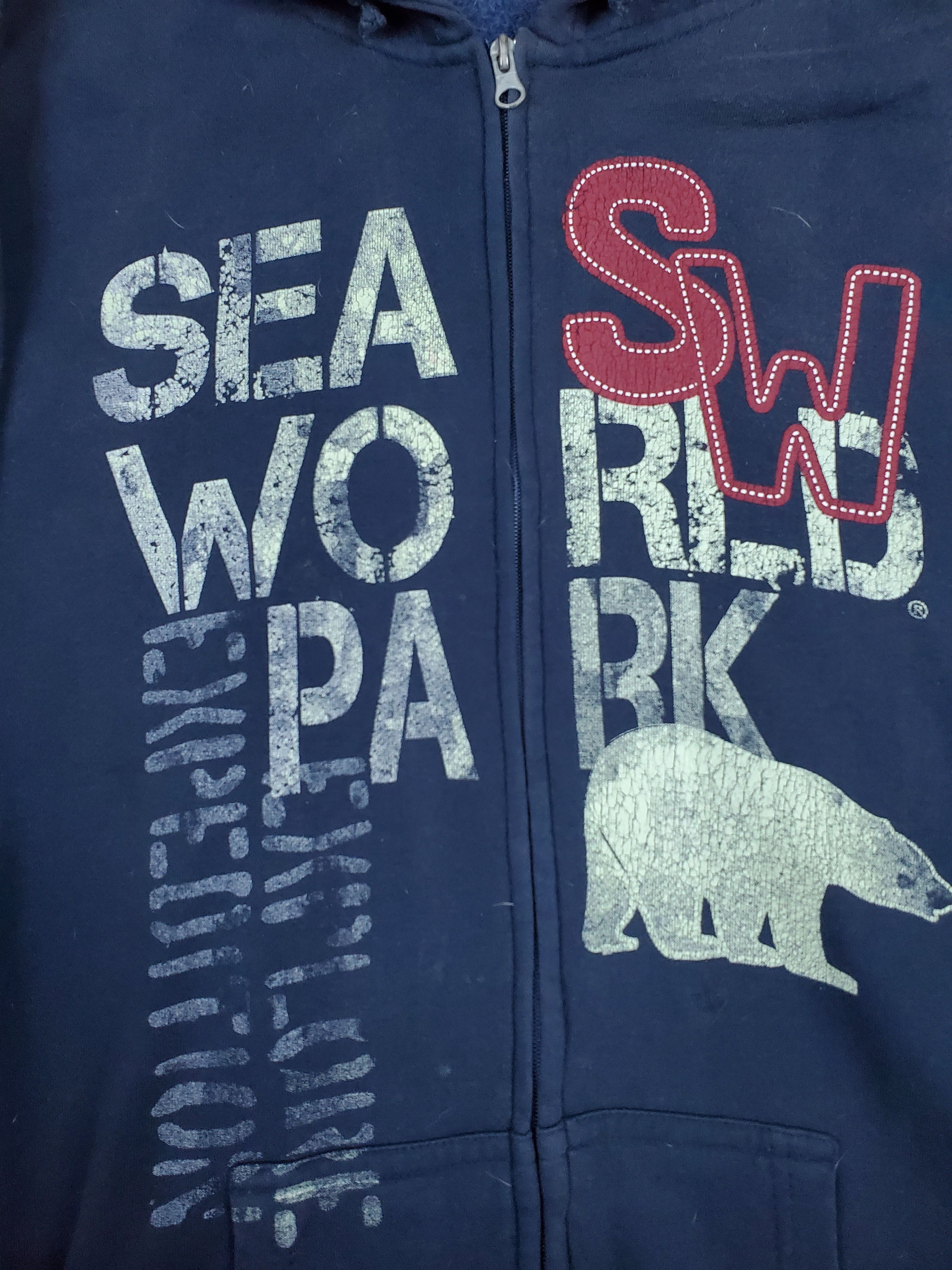 Japanese Brand × Vintage 🔥Vintage Hoodies Sea World Park 🔥 Size US XL / EU 56 / 4 - 6 Thumbnail