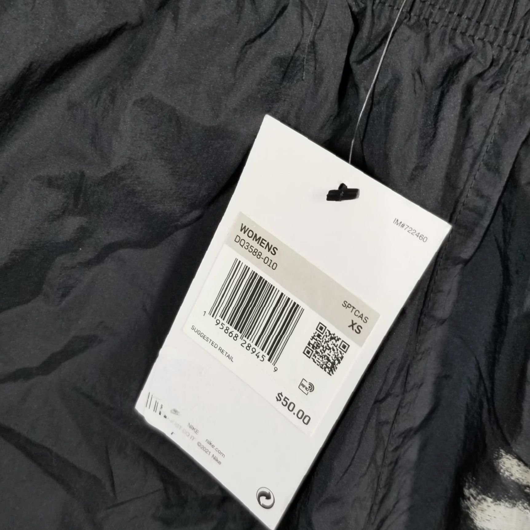 Nike Nike Women's Athletic Woven Shorts XS Black Running Jogging Activewear Sportswear Size 26" / US 2 / IT 38 - 3 Thumbnail