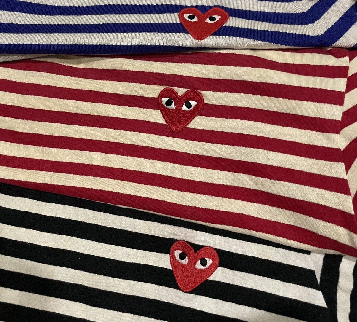 Comme des Garcons Rare🔥Comdes Garcons Play Longsleeve Tee Size US M / EU 48-50 / 2 - 10 Thumbnail