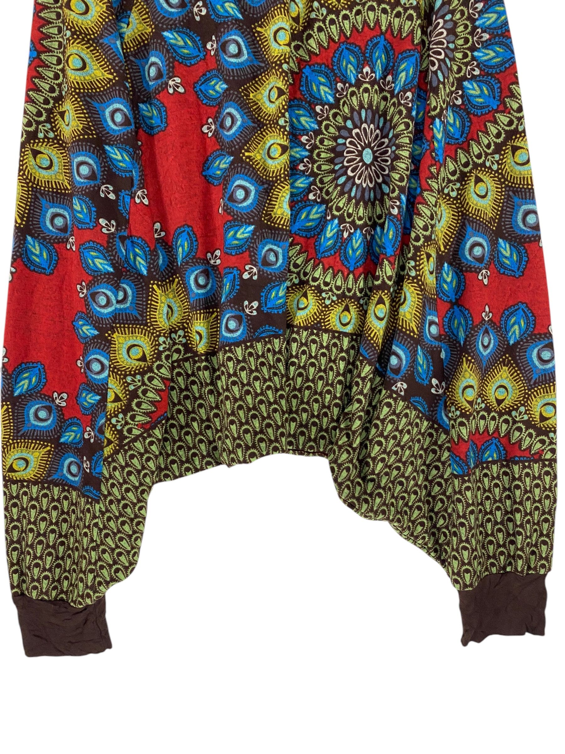 Japanese Brand Vintage Raifu floral allover print harem pant Size US 32 / EU 48 - 5 Thumbnail