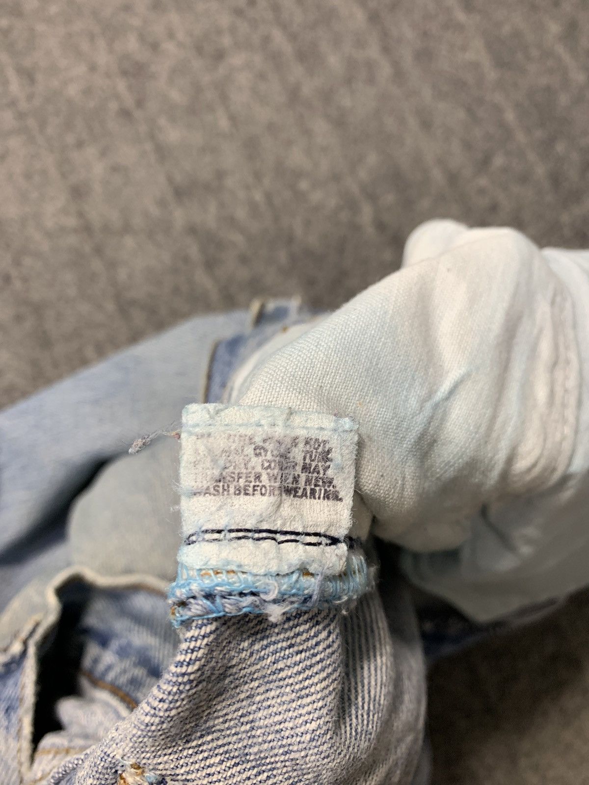 Levi's 80s 90s Levi’s Strauss 701 Indigo Denim Jeans Buttonfly Size 26" / US 2 / IT 38 - 12 Thumbnail