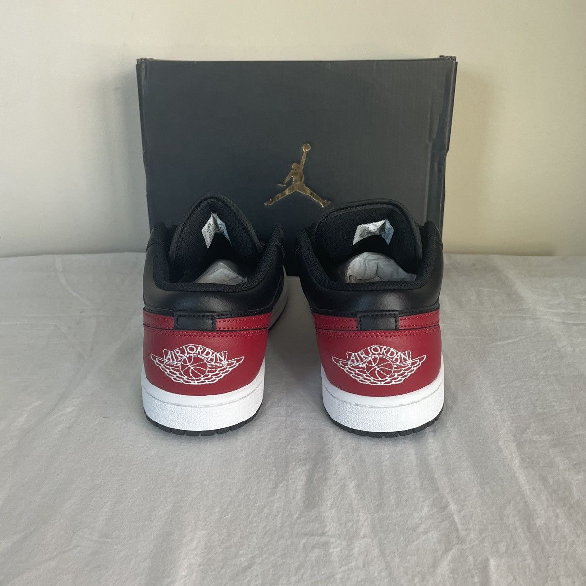 Jordan Brand × Nike Nike Air Jordan 1 Low Bred Twist Mens US Size 8.5 553558-067 Size US 8.5 / EU 41-42 - 6 Thumbnail
