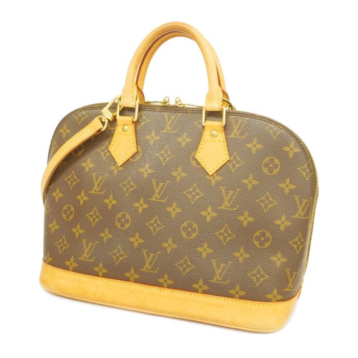 Auth Louis Vuitton Monogram Alma M51130 Women's Handbag