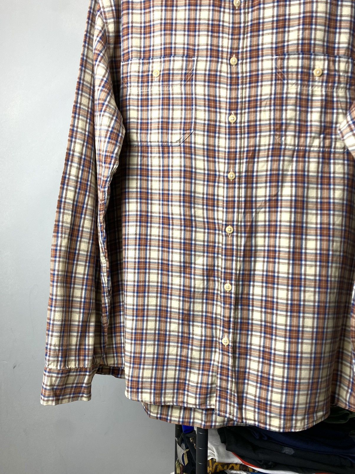 Barbour Vintage Barbour x Steve McQueen Flannel Shirt Harley Size US XXL / EU 58 / 5 - 3 Thumbnail