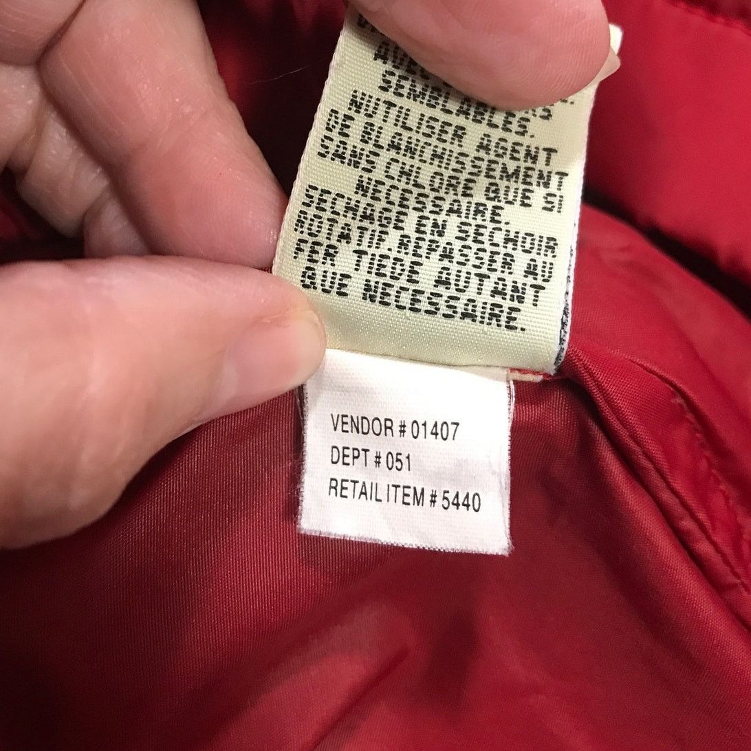 Eddie Bauer Eddie Bauer Sac Jac Red Retro Vintage 90s Hooded Jacket S Size US S / EU 44-46 / 1 - 6 Thumbnail
