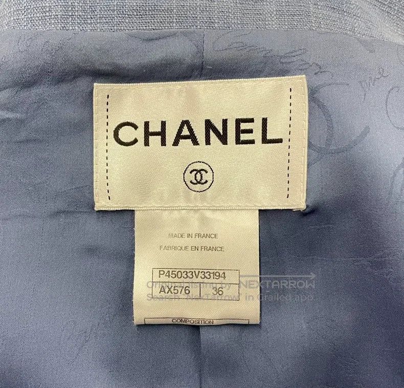 Chanel Chanel Blue epaulette lapel double-breasted jacket Size XS / US 0-2 / IT 36-38 - 5 Thumbnail