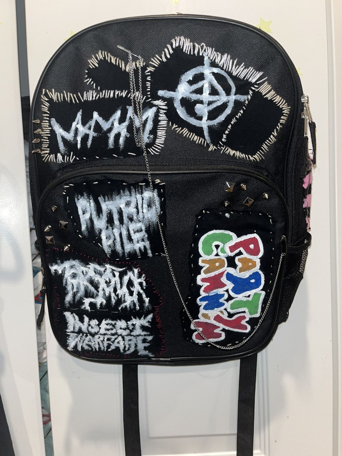 Other OOAK Grindcore/Slam metal Custom Backpack Size ONE SIZE - 1 Thumbnail
