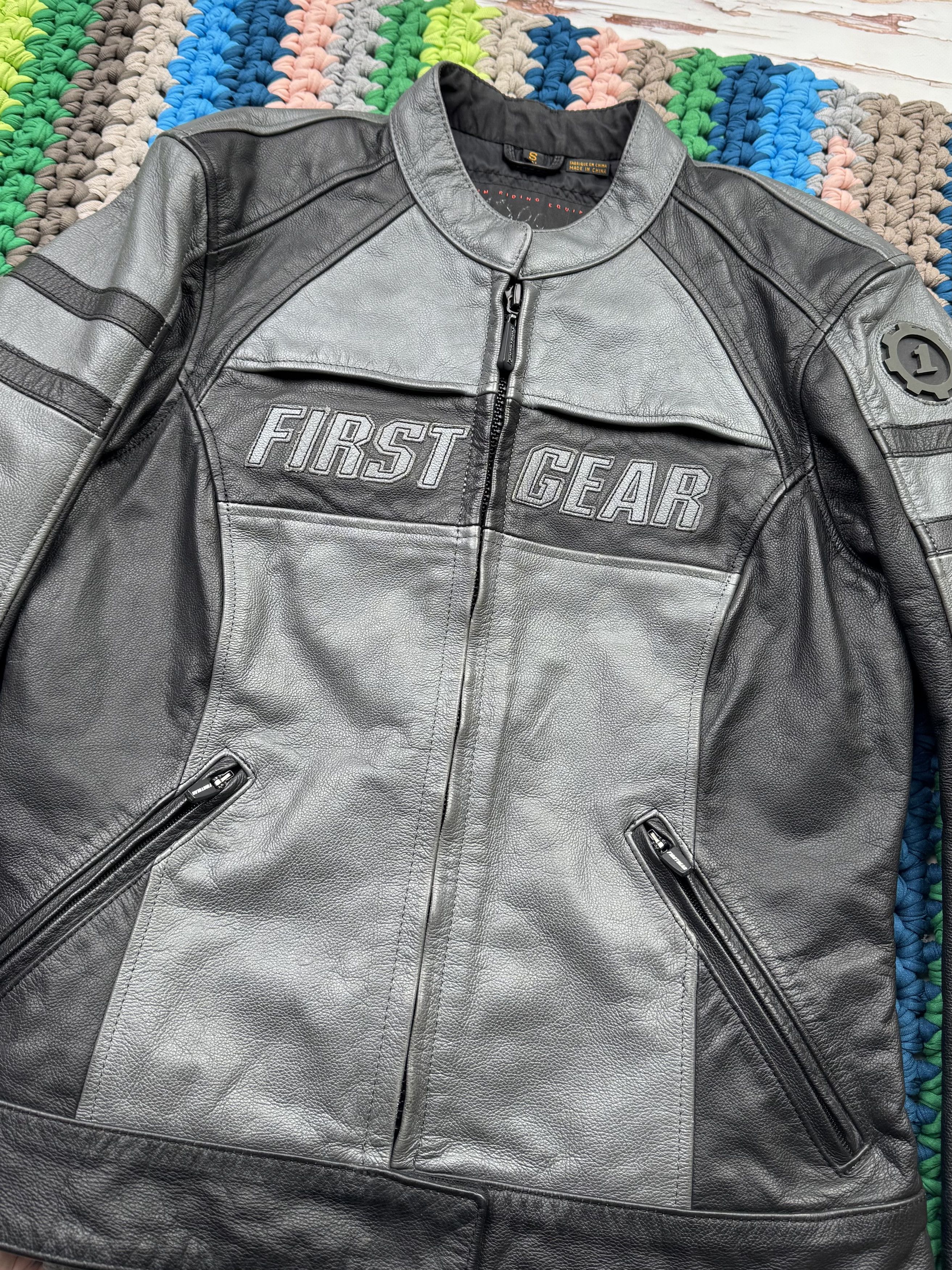 Vintage Vintage Racing Leather Jacket (ET1)(D15) Size US S / EU 44-46 / 1 - 4 Thumbnail
