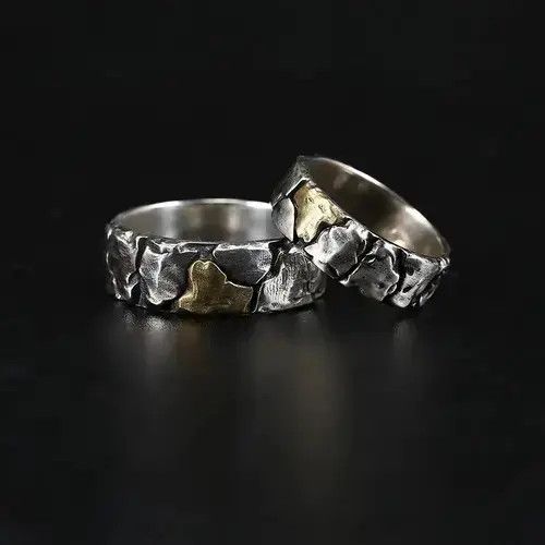 Other Father Vintage Adjustable Crack Flaw Ring Size ONE SIZE - 2 Thumbnail