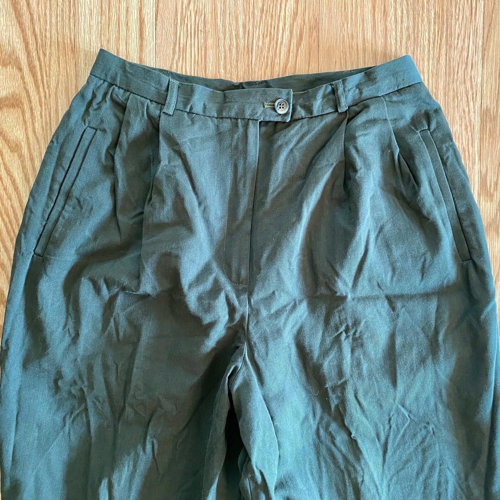 Evan Picone Evan Picone Vintage Green Trousers Pants Women 8 / 10 Medium Size 30" / US 8 / IT 44 - 3 Thumbnail