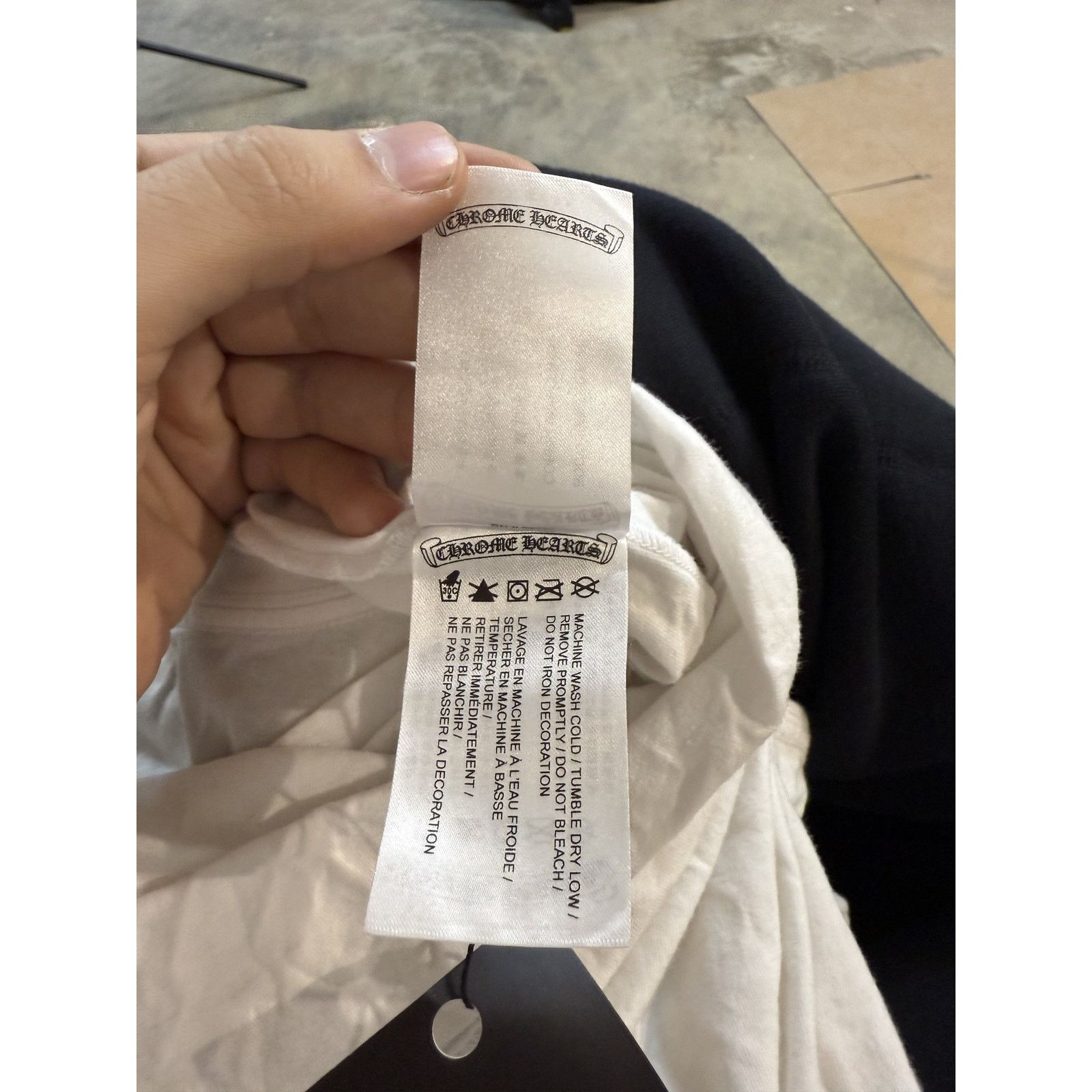 Chrome Hearts Chrome Hearts Floral Scroll Tee White Used Medium Size US M / EU 48-50 / 2 - 4 Thumbnail