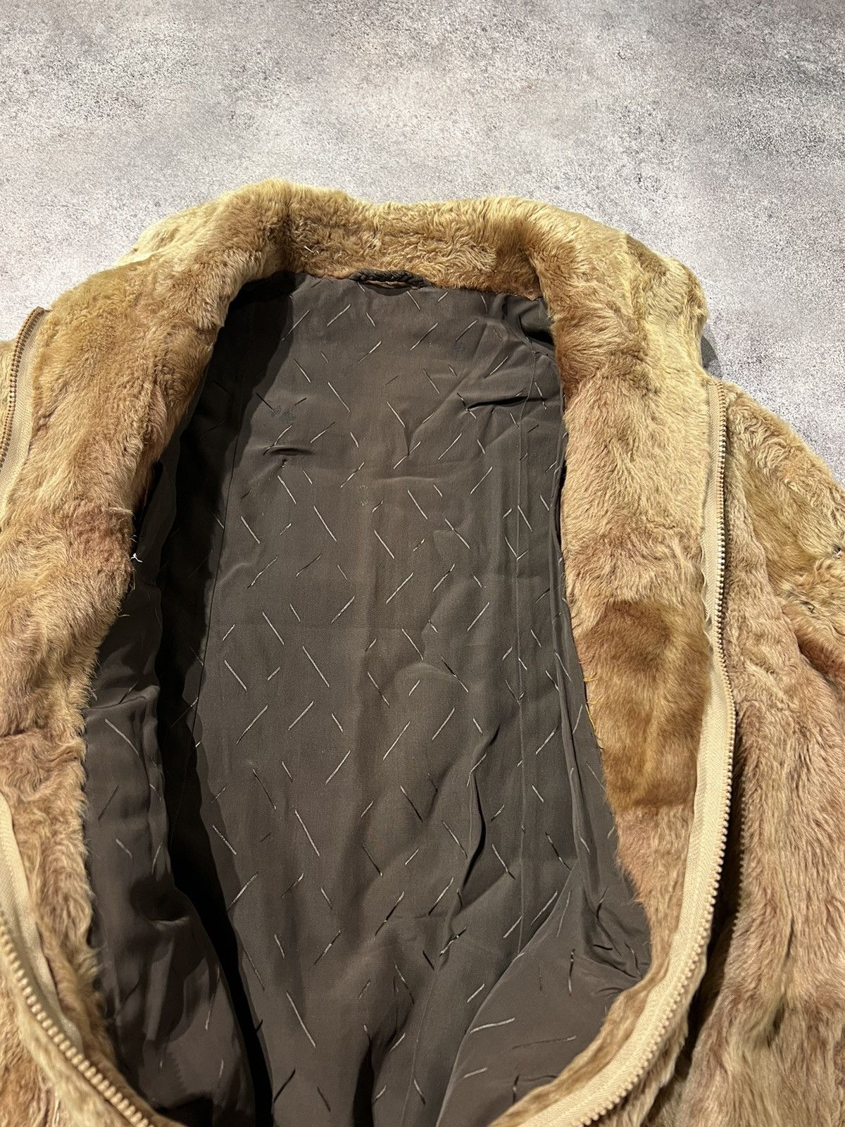 Japanese Brand × Vintage Vintage fur bomber jacket Size US S / EU 44-46 / 1 - 6 Thumbnail