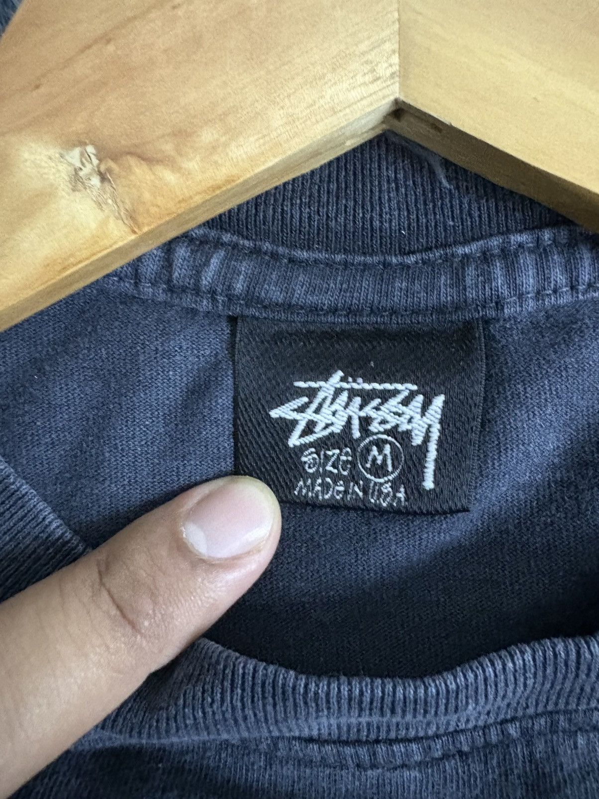 Vintage 🔥HOT🔥VINTAGE Y2K STUSSY BIG LOGO Size US M / EU 48-50 / 2 - 3 Thumbnail