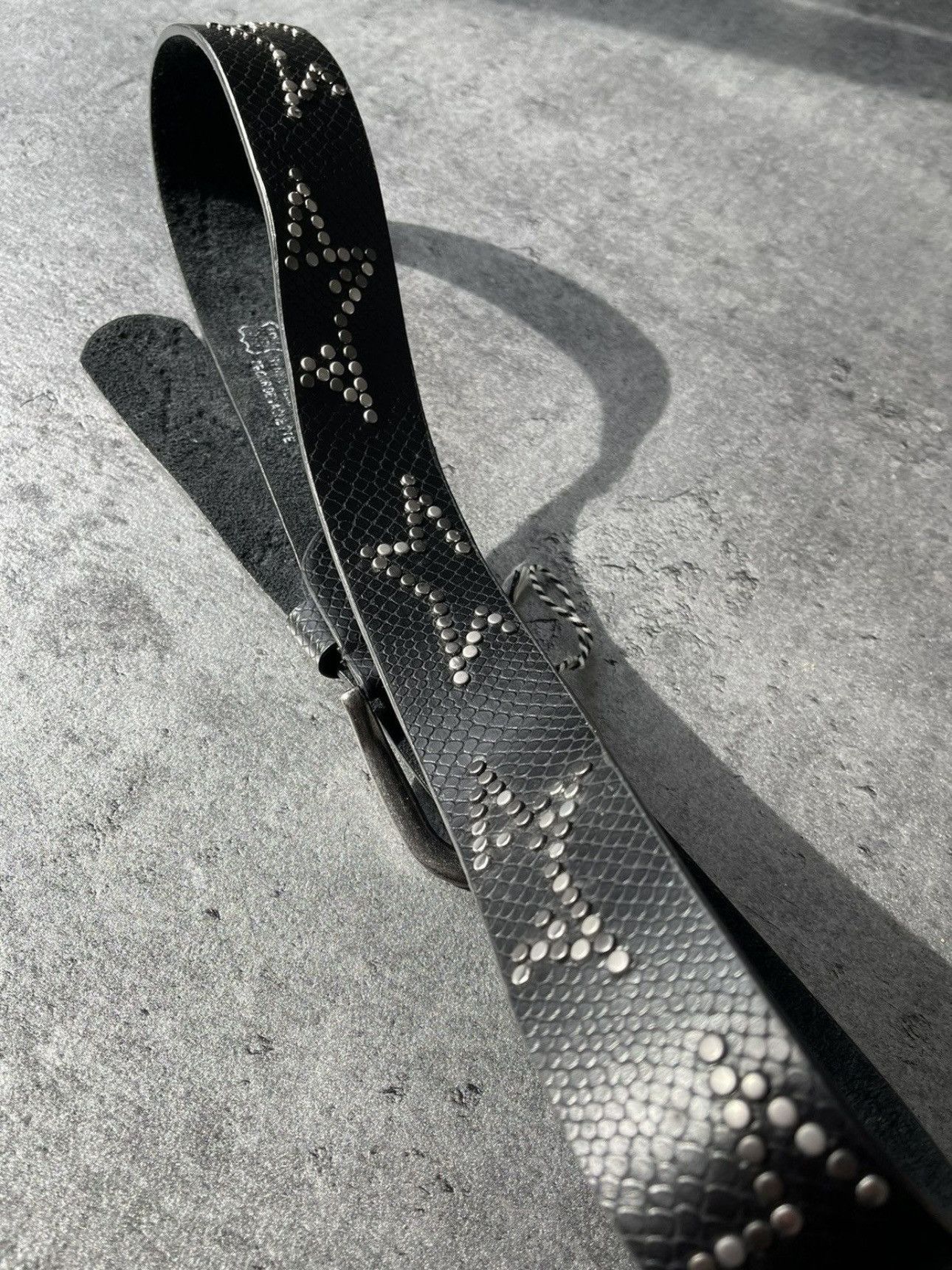 Hysteric Glamour × Japanese Brand Vintage Belts Y2K Rhinestones Punk leather belt Japanese Size ONE SIZE - 9 Thumbnail