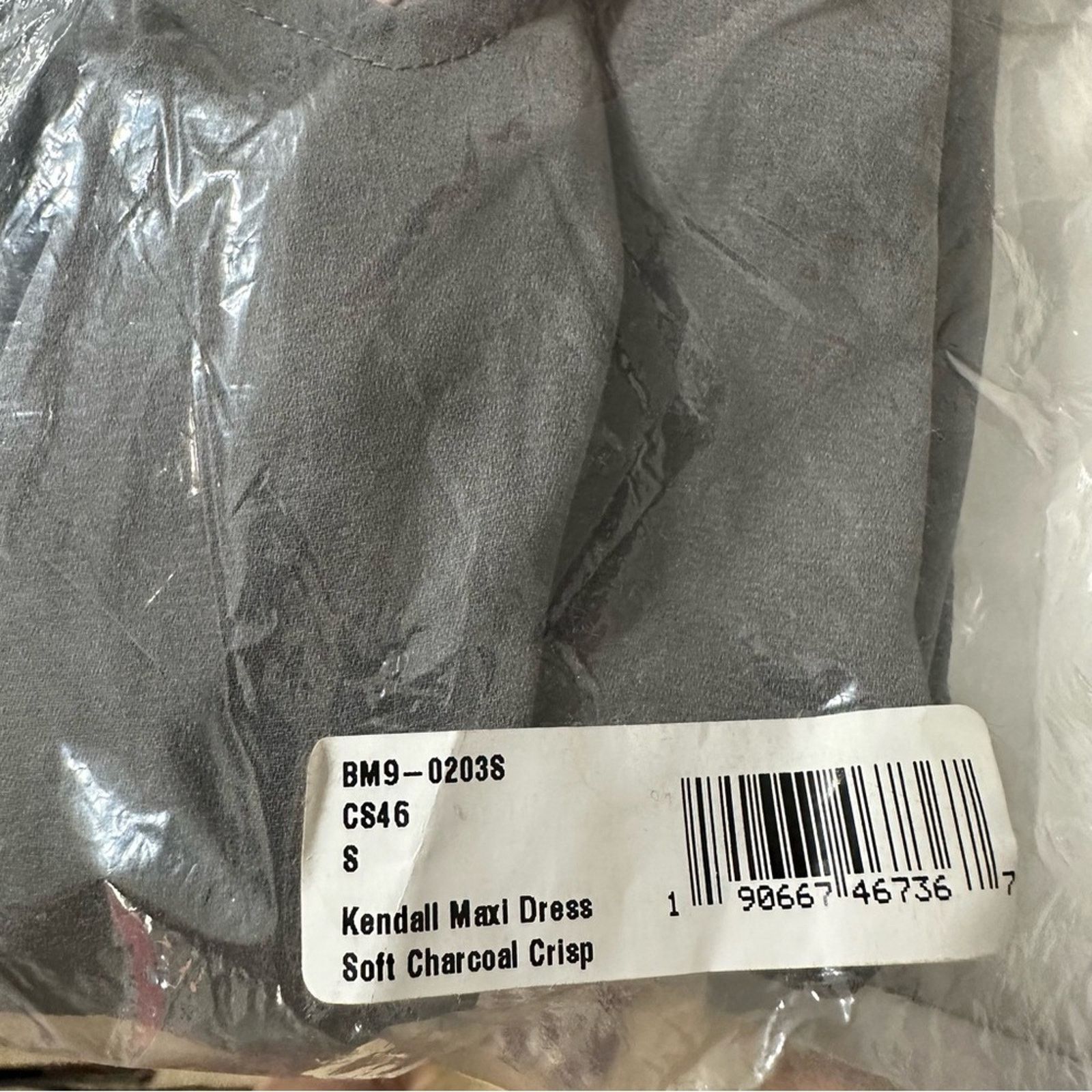 Show Me Your MuMu NWT Show Me Your Mumu Kendall Maxi Dress Charcoal Crisp S Size S / US 4 / IT 40 - 9 Thumbnail