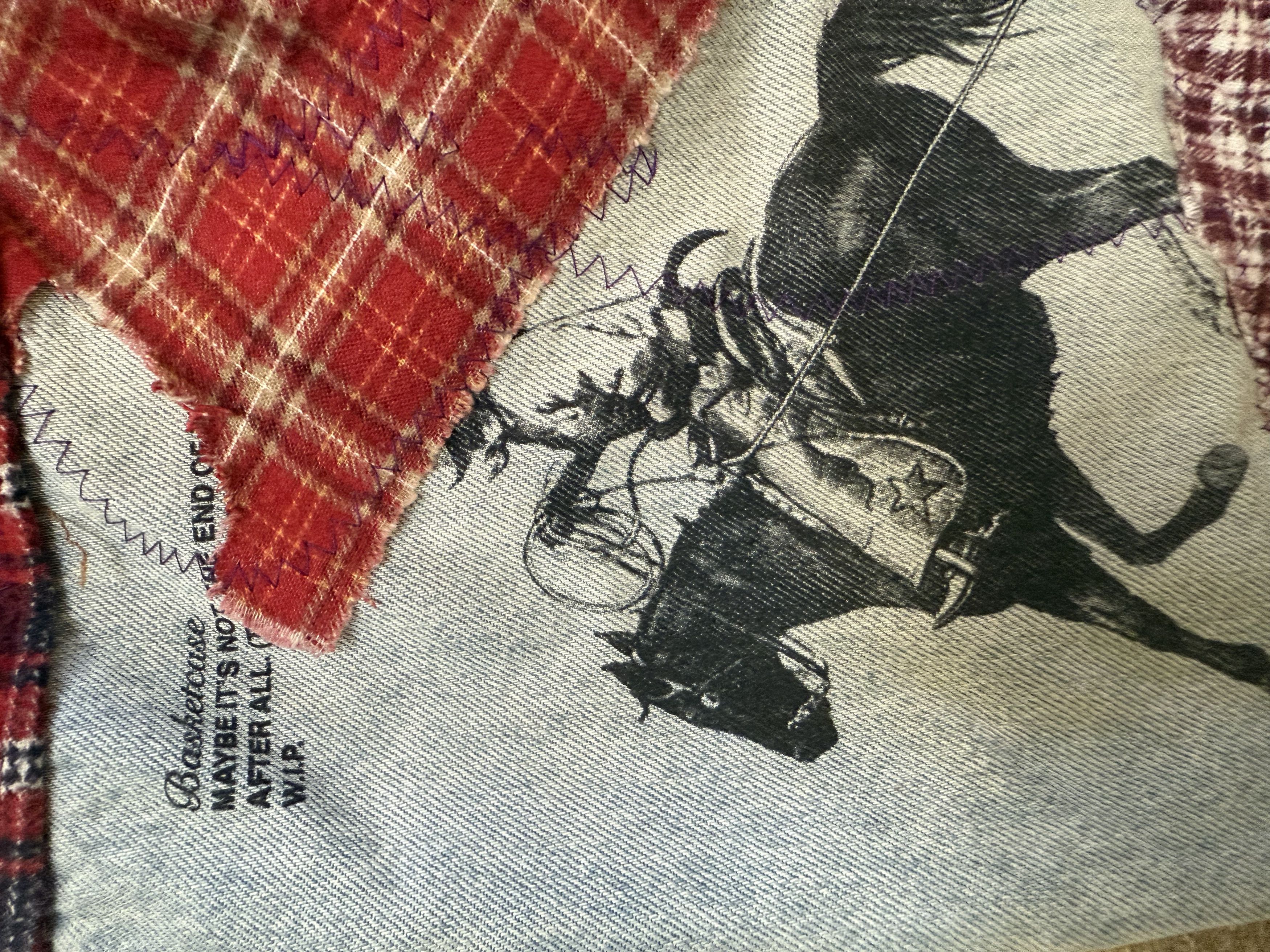 basketcase gallery Basketcase Gallery "Scarecrow Patchwork Denim" Size US 32 / EU 48 - 5 Thumbnail