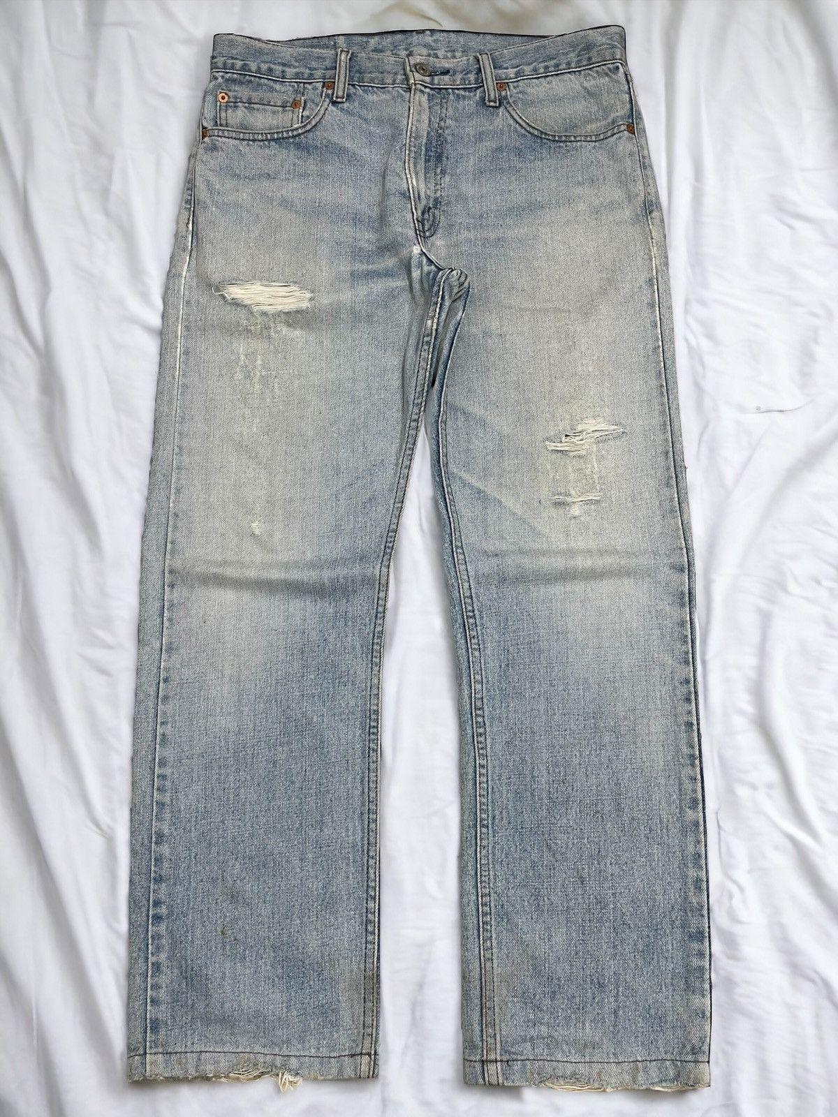 Levi's Levis 532 Vintage Distressed Denim Pants Size US 33 - 1 Thumbnail