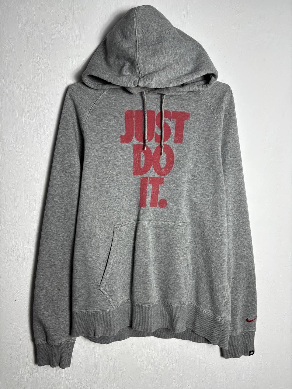 Nike 00’s Nike Vintage Boxy Just Do It Hoodie Size US L / EU 52-54 / 3 - 2 Thumbnail