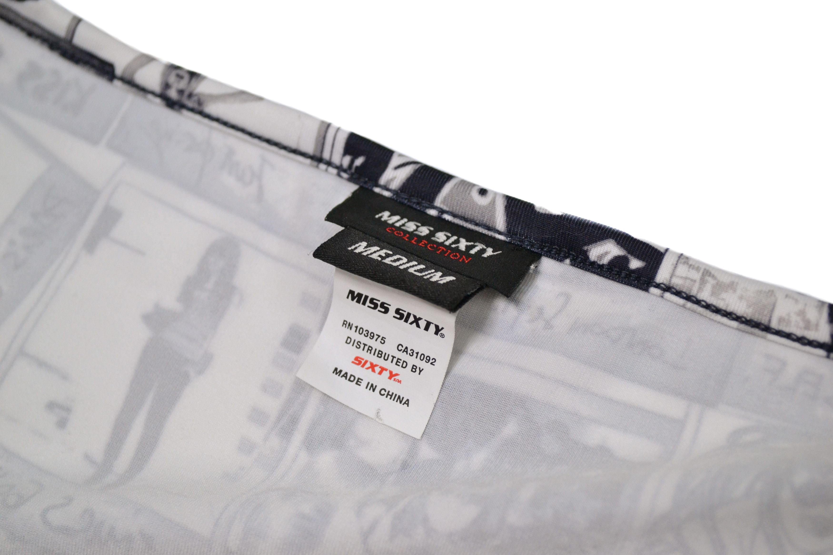 Miss Sixty Vintage Miss Sixty Archive Photo Printed Y2K Dress Size M / US 6-8 / IT 42-44 - 5 Thumbnail