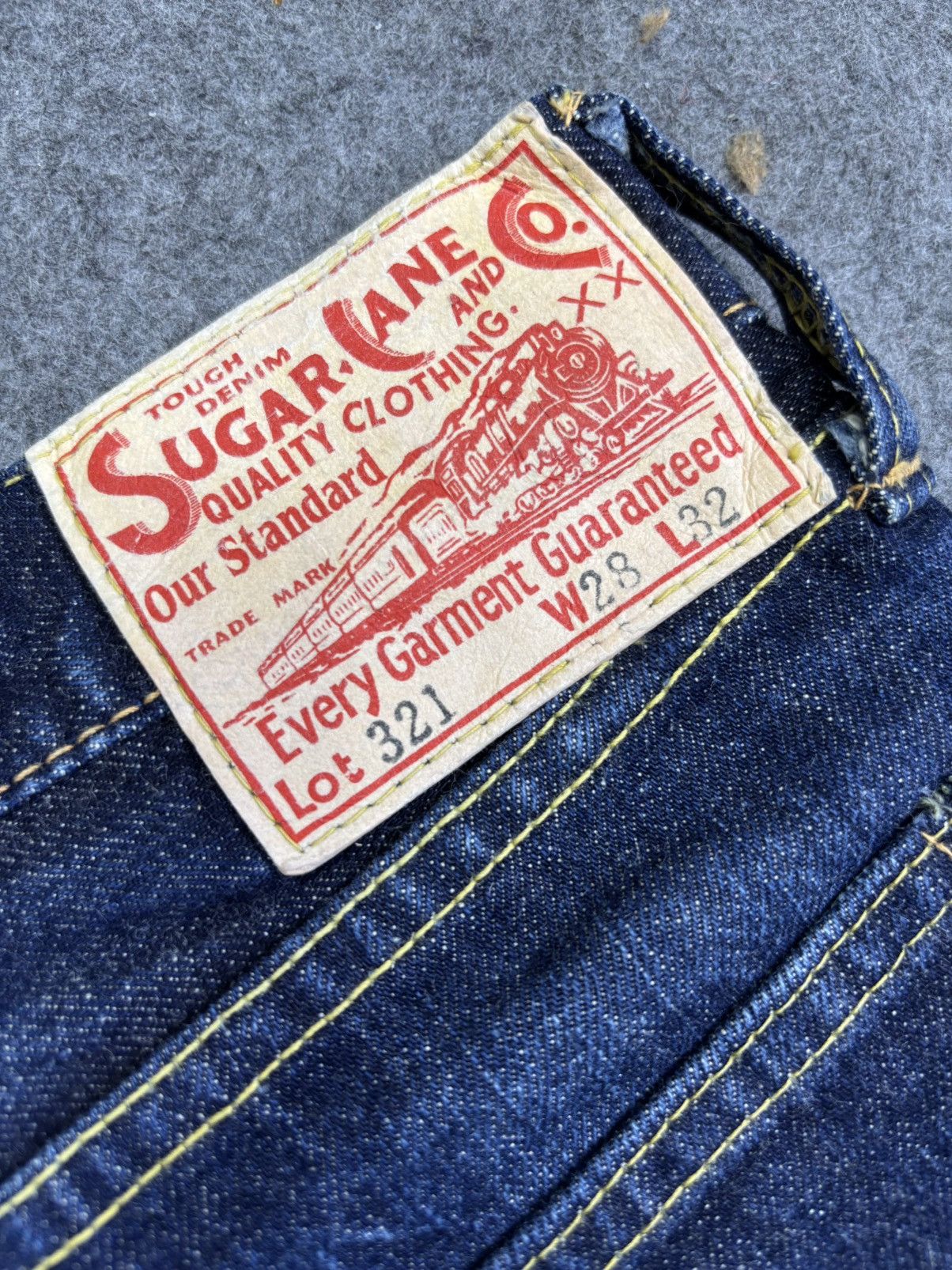 Sugar Cane Very Rare Flare SUGAR CANE Toyo Enterprise Jeans F835 Size US 28 / EU 44 - 13 Thumbnail