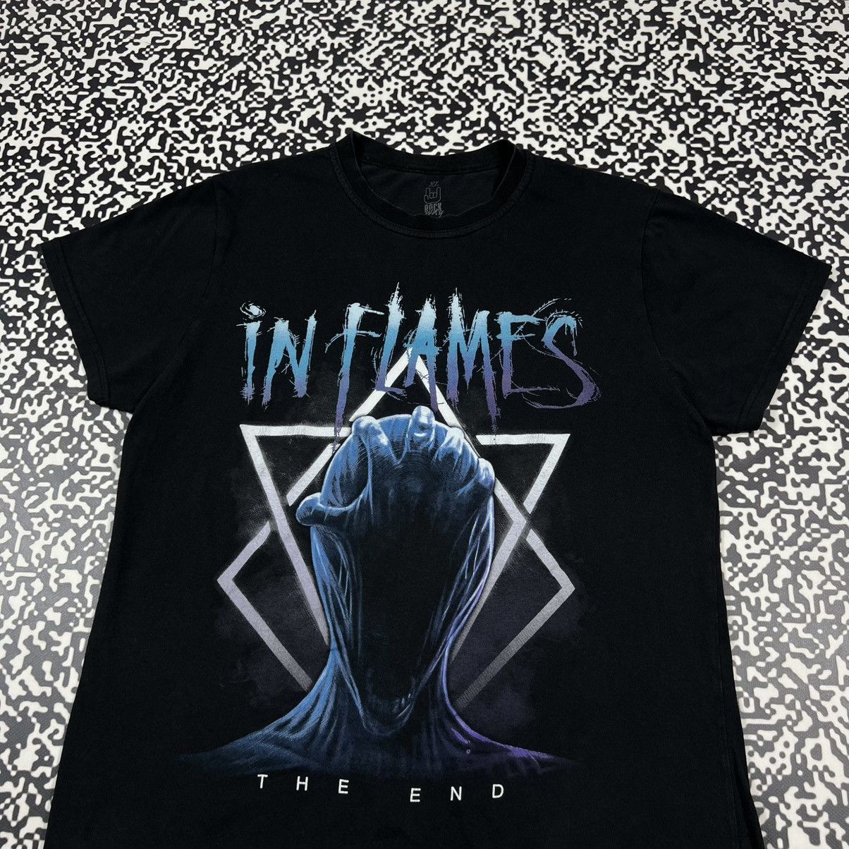 Band Tees Vintage Y2K In Flames Think About The End Rock Metal T-shirt Size US L / EU 52-54 / 3 - 5 Thumbnail
