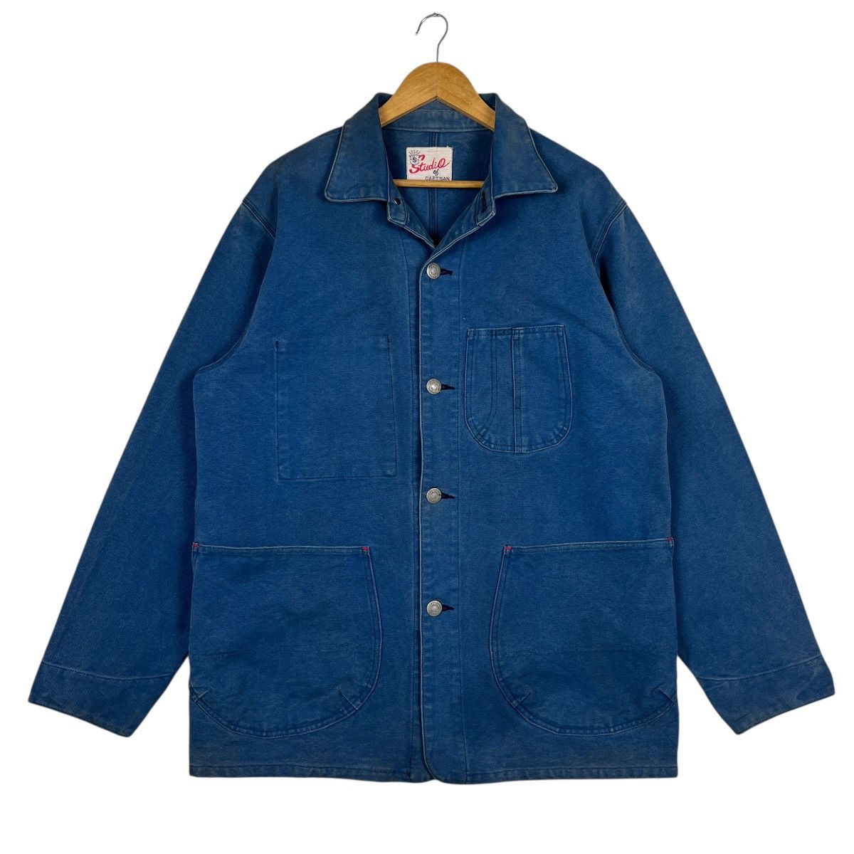 Studio D'Artisan 🔥 VINTAGE STUDIO D ARTISAN DENIM CHORE JACKET MADE IN JAPAN Size US L / EU 52-54 / 3 - 2 Thumbnail