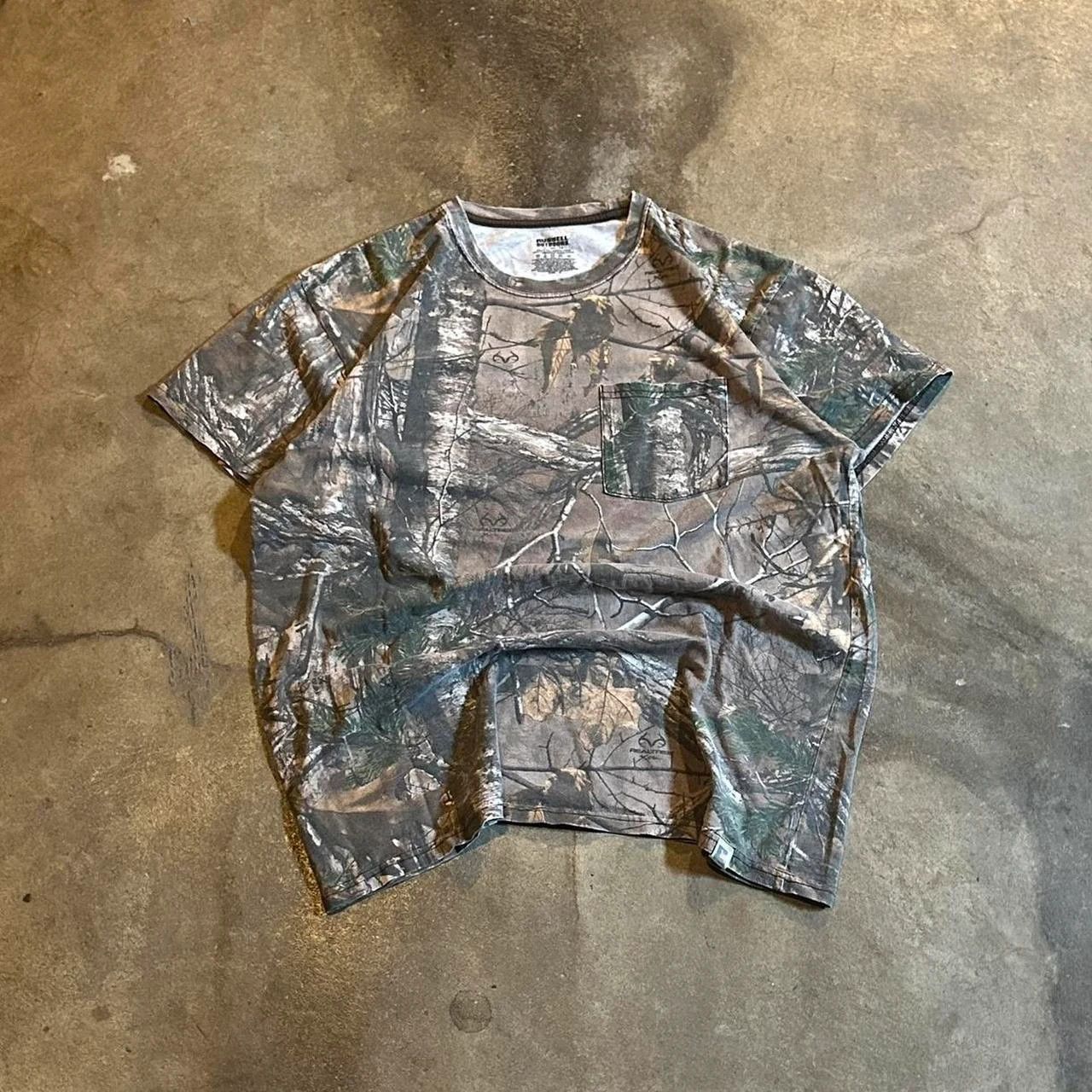 Russell Athletic Russell Outdoors camo tee Size US XL / EU 56 / 4 - 2 Thumbnail