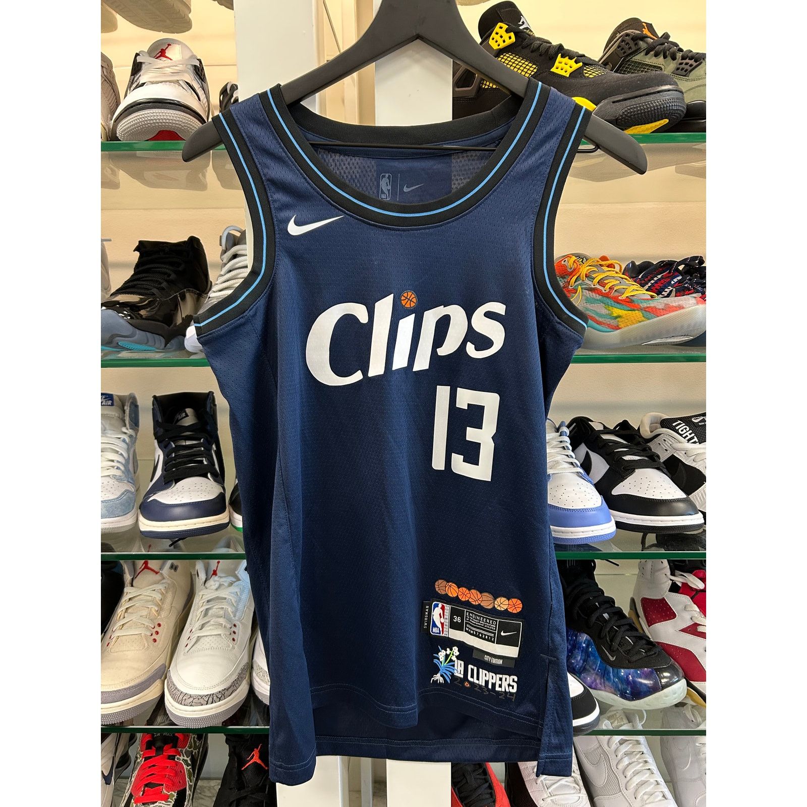 Nike George Los Angeles Clippers 2023/24 City Edition Nike Jersey Size US XS / EU 42 / 0 - 1 Thumbnail