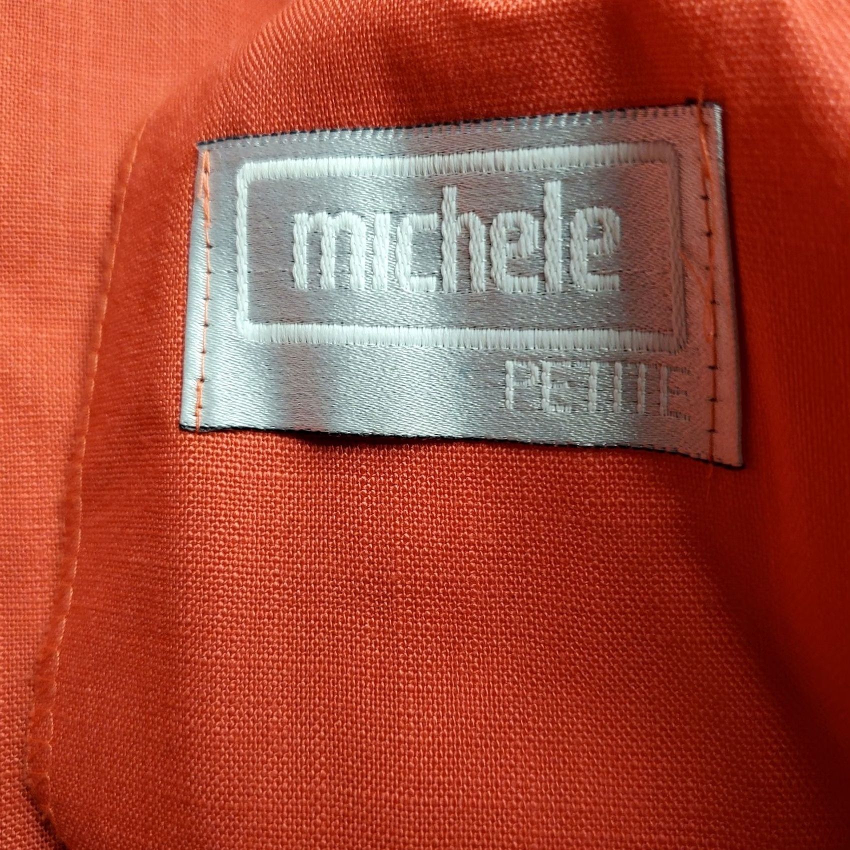 Vintage VTG Michele Jacket Women 14 Pink Rayon Blend Unlined Shoulder Pad Blazer Grandma Size XL / US 12-14 / IT 48-50 - 5 Thumbnail