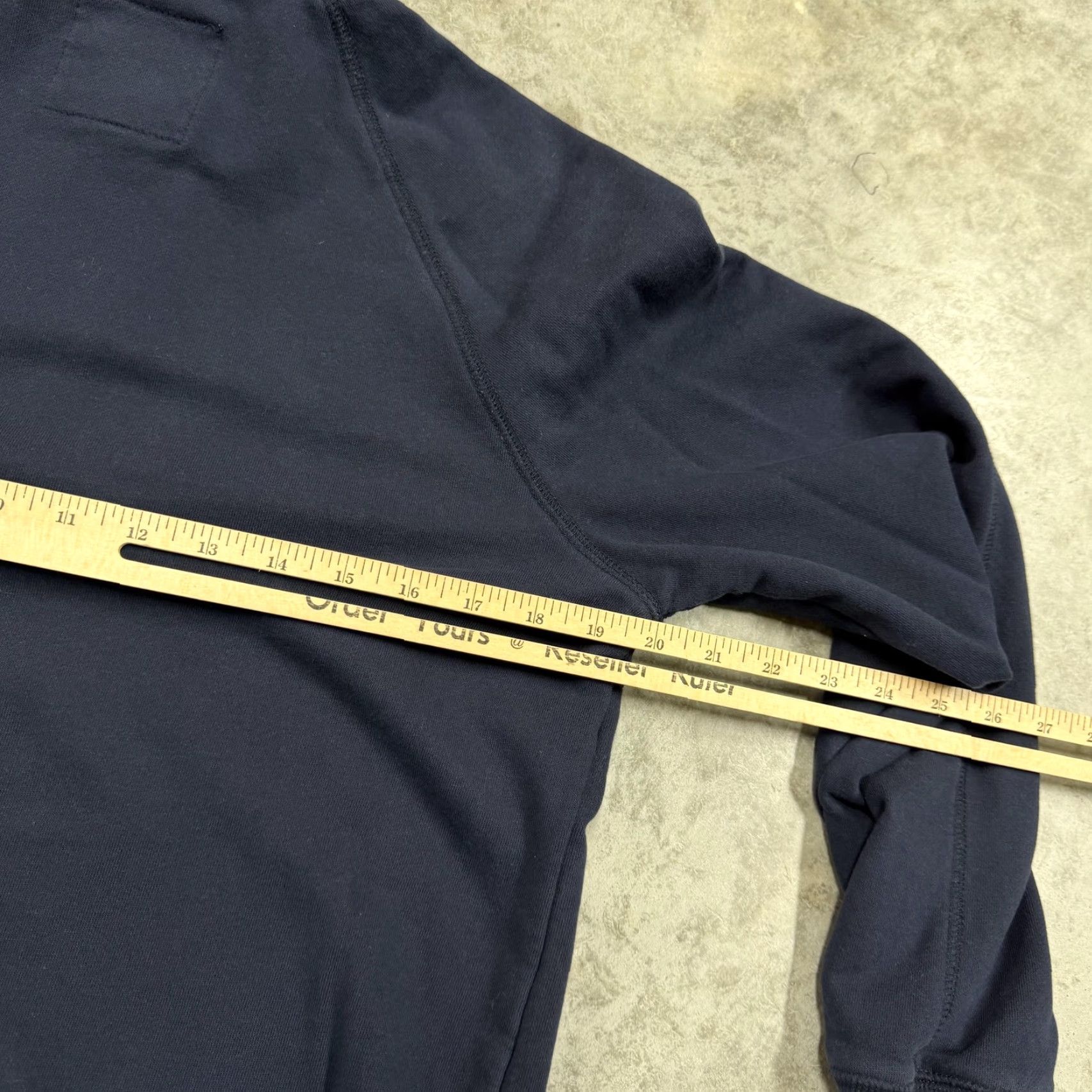Vintage VINTAGE American Tall Sweatshirt Mens Small Navy 1/4 Zip Mock Neck Pullover Solid Size US S / EU 44-46 / 1 - 5 Thumbnail
