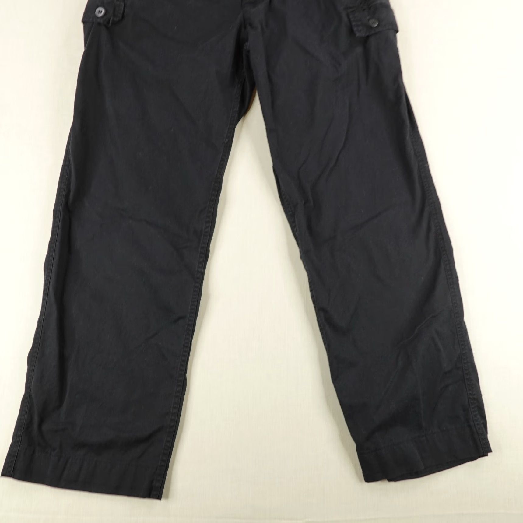 Polo Ralph Lauren VINTAGE Polo Ralph Lauren Cargo Pants Men 34x33 Black Cotton Workwear Y2K Size US XS / EU 42 / 0 - 3 Thumbnail