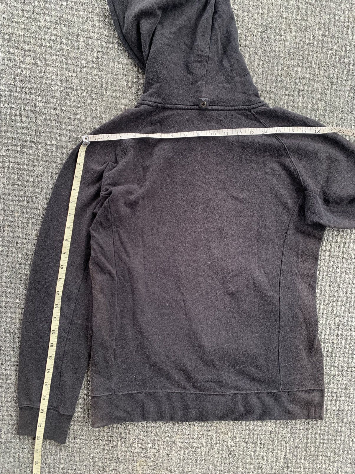 wjk WJK Japanese Sunfaded Distressed Black Jacket Hoodie Size M / US 6-8 / IT 42-44 - 10 Thumbnail