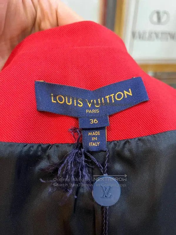 Other Louis Vuitton Red Logo Women's Jacket . Size S / US 4 / IT 40 - 6 Thumbnail