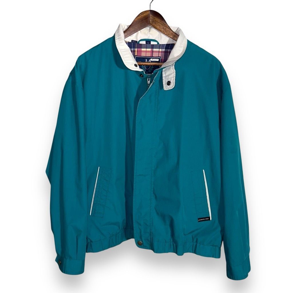 Members Only Members Only 90s Green Full Zip Bomber Jacket Sz L Size US L / EU 52-54 / 3 - 1 Thumbnail