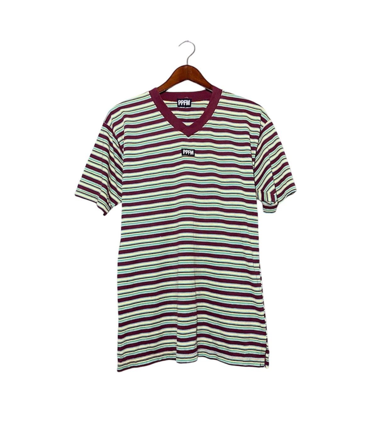 Japanese Brand × PPFM PPFM Center Logo Stripe T shirt Size US L / EU 52-54 / 3 - 2 Thumbnail