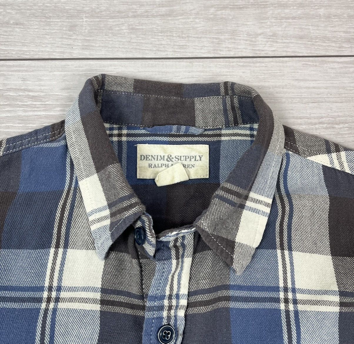 Denim & Supply Ralph Lauren Ralph Lauren Denim Supply Flannel Plaid Button Shirt Size US L / EU 52-54 / 3 - 8 Thumbnail