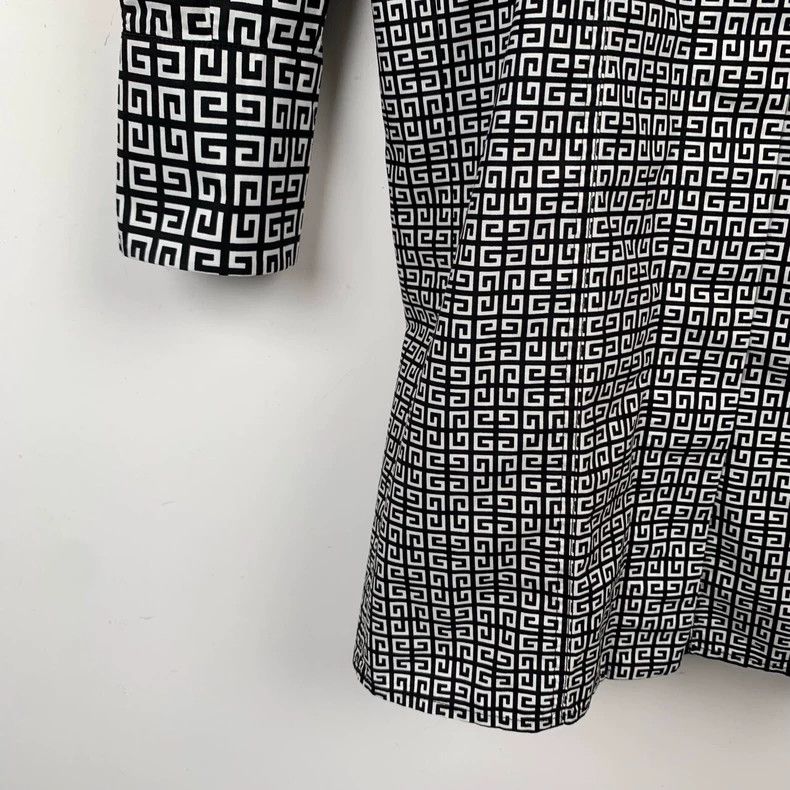Givenchy Givenchy Black Logo Double G Full Print Cutout A-line Long Size XS / US 0-2 / IT 36-38 - 5 Thumbnail