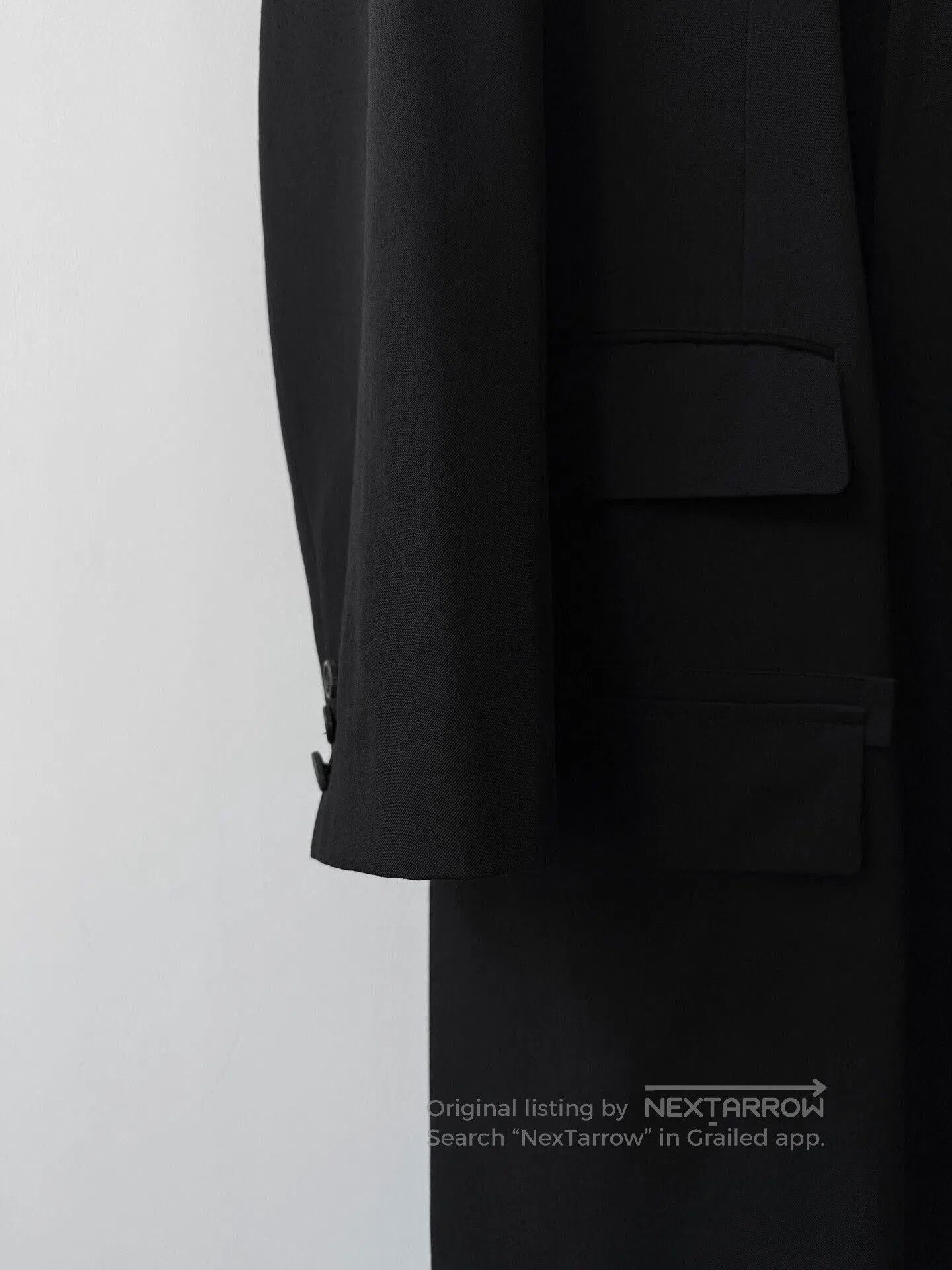 Yohji Yamamoto yohji yamamoto black wool coat. Size US M / EU 48-50 / 2 - 5 Thumbnail