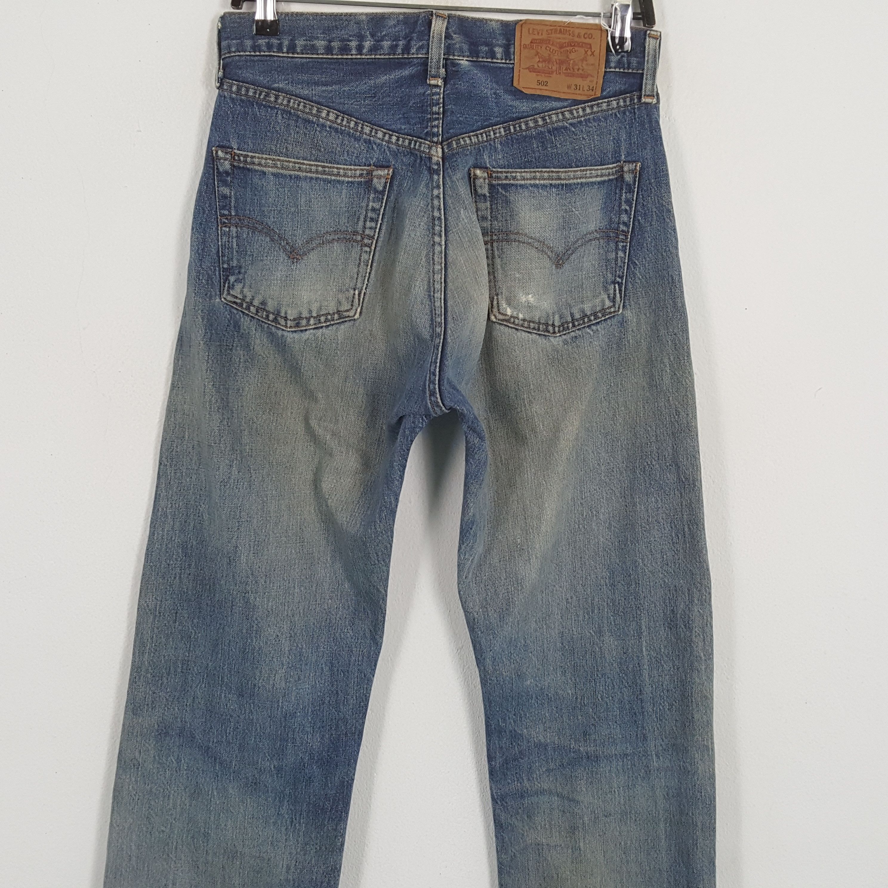 Levi's × Vintage LEVI'S Big E Selvedge Distressed Jeans Streetwear Size US 29 - 5 Thumbnail