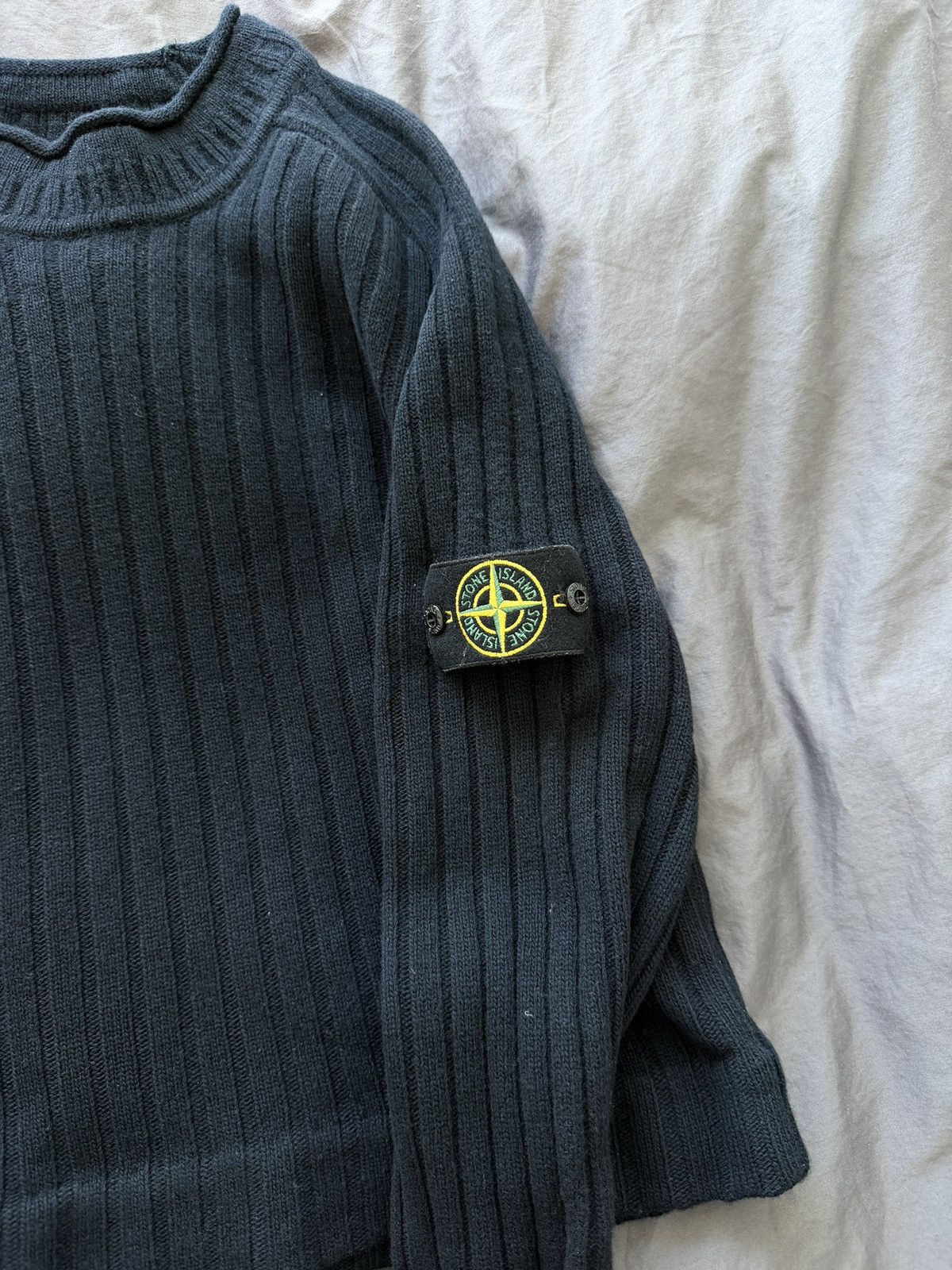Stone Island RARE Stone island Wool sweater Size US L / EU 52-54 / 3 - 2 Thumbnail